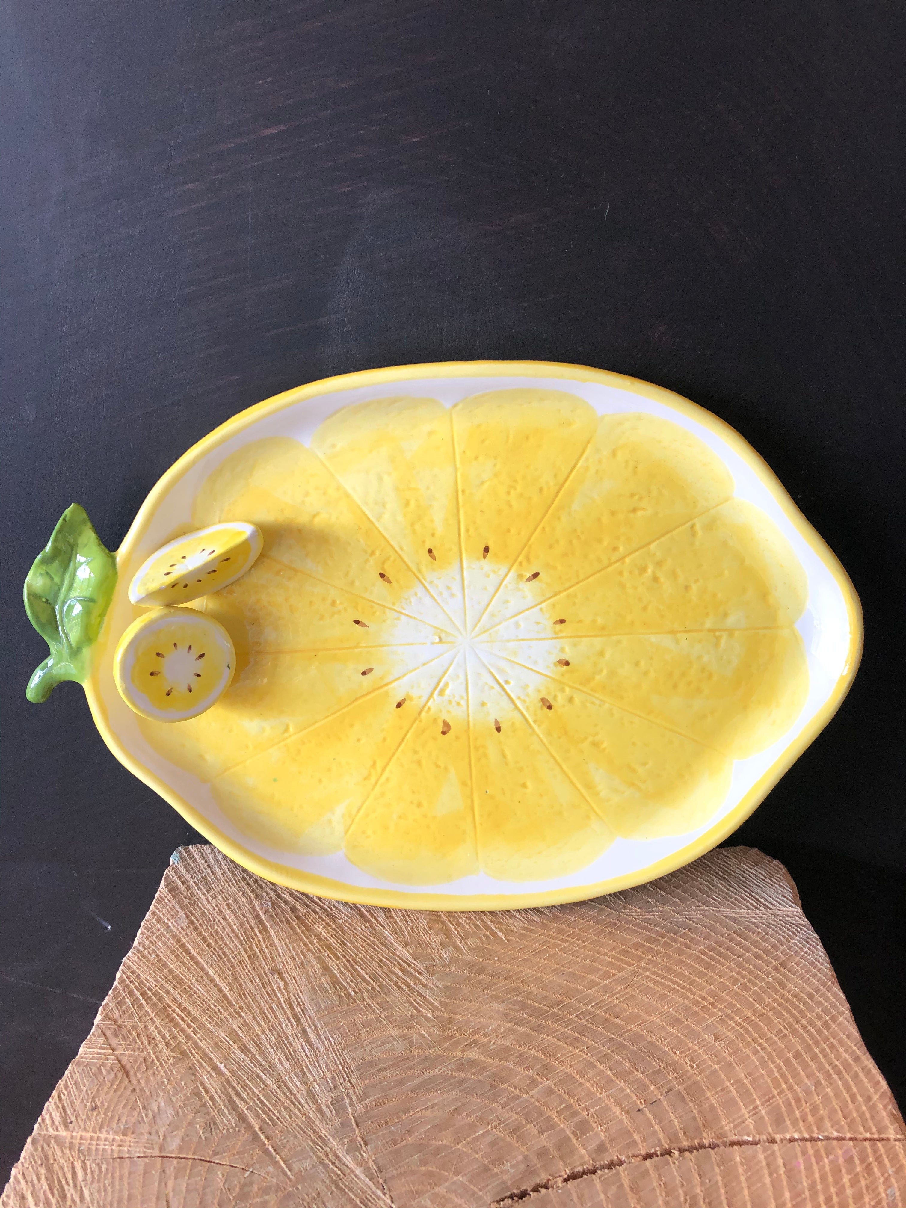 Teller Zitrone